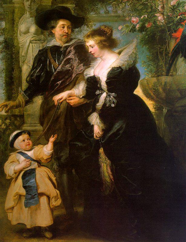 Peter Paul Rubens Rubens with his Wife, Helene Fourmont and Their Son, Peter Paul Sweden oil painting art